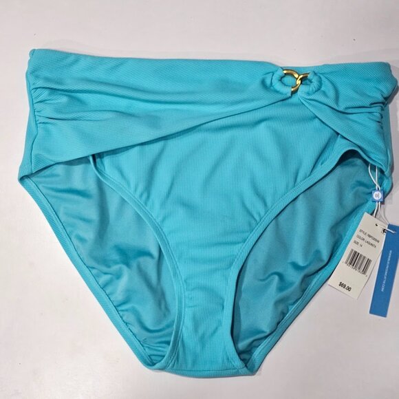Bleu by Rod Beattie Ring Hardware High-Waist Bikini Bottoms - Picture 5 of 9